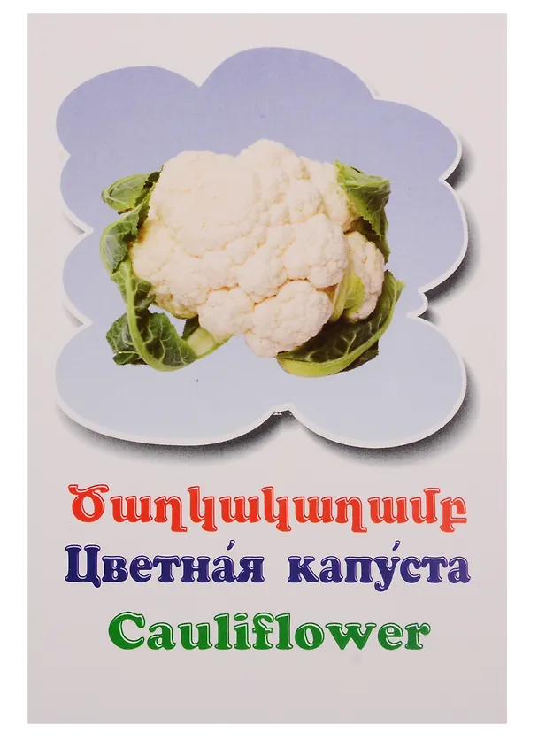 Книга Веселые карточки. Фрукты, ягоды, овощи (на армянском языке) () — 3