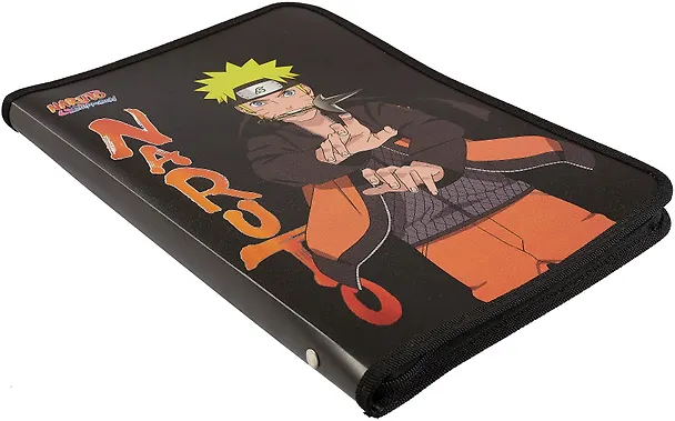 Папка для тетрадей А4 "Naruto" 32,5*23*2,5, пластик, молния с трех сторон 3037597 — 3