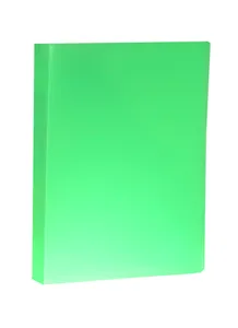 Папка-скоросшиватель "Neon" зеленая, пластик, Erich Krause