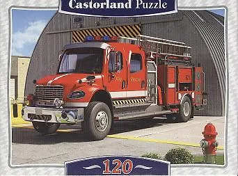 Пазл 120 В-12527 Пожарная машина (Castorland) 2262664 — 1