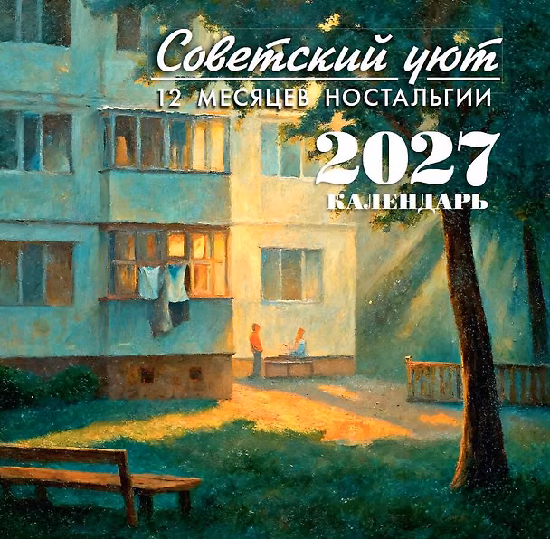 Календарь 2027г 300*300 "Советский уют. 12 месяцев ностальгии" настенный, на скрепке 3168919 — 1