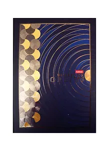 Книга для записей А4 80л кл. "Притяжение" 7БЦ, мат.ламинация, 3D фольга