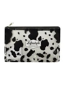 Папка на молнии B6 "Animal print" пластиковая, ассорти, Languo