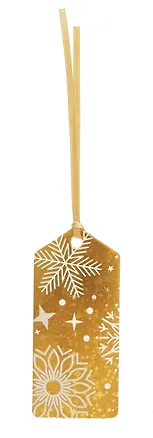 Бирки для украшения подарков "Снежинки",  4шт  3054198