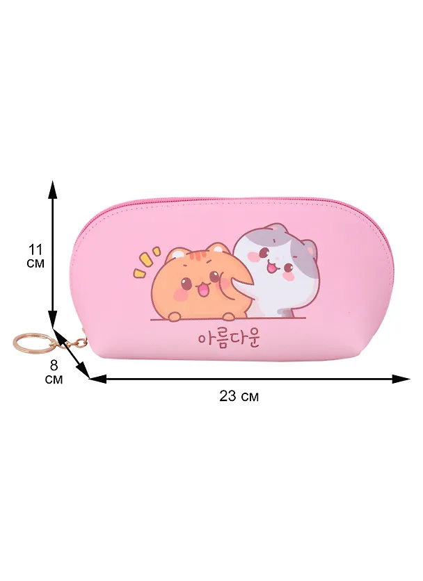 Косметичка Kawaii Котики (PU) (11х23) (ПВХ бокс) (12-07248-616) 2952574 — 2