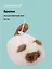 Брелок "Котик сиамский с глазками" (иск.мех) (14см) (12-09602026-L6) — 3143451 — 1