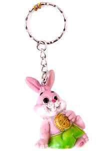 Сувенир, Oldena, Брелок "Заяц", 4,5 см, керамический, в ассортименте