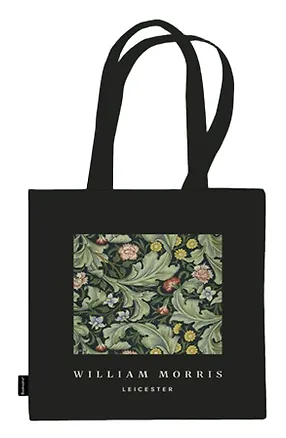 Сумка-шоппер William Morris (Leicester) (черная) (текстиль) (СК2025-314) 3136169