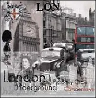 Наб. салф. для декупажа Лондон (195401/LON) (2шт) (упаковка)