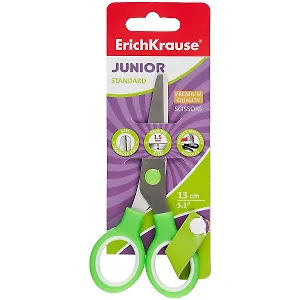 Ножницы 130мм "Junior" ассорти, блистер