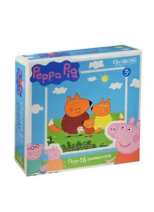 Пазл Оригами 16эл 212*212мм Peppa Pig 01579