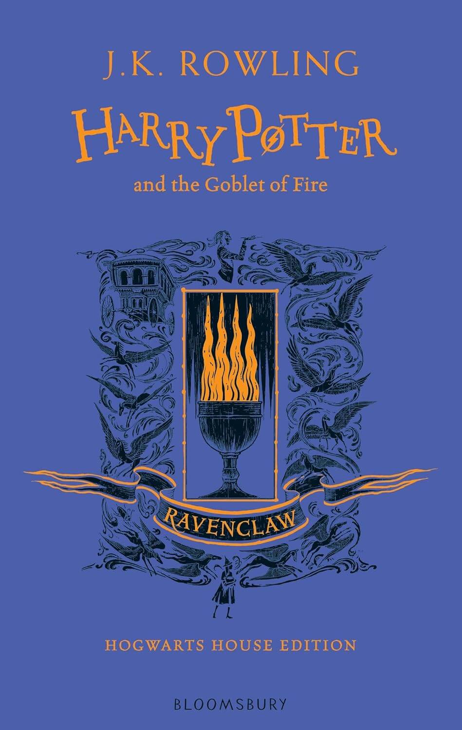 Обложка: Harry Potter and the Goblet of Fire - Ravenclaw Edition J.K. Rowling Гарри Поттер и и Кубок огня - Когтевран Д.К. Роулинг / Книги на английском языке