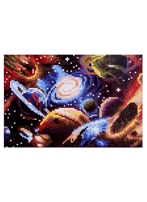 Алмазная мозаика "Яркие краски космоса", 22х32 2904315