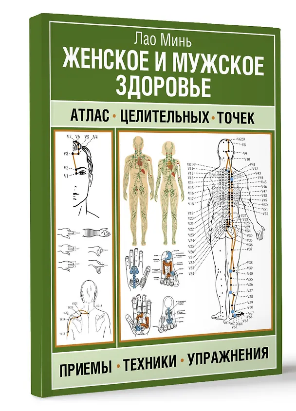 Книга Женское и мужское здоровье. Атлас целительных точек, приемы, техники, упражнения (Лао Минь) — 5