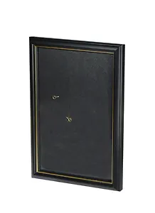 Рама 21*30 деревянная, цв. черный с золотом, со стеклом, Двуреченский