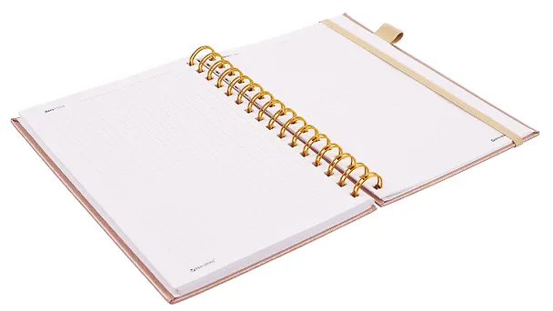 Книга для записей А5 80л кл. "Calipso" бежевый, иск.кожа, резинка, гребень 3106997 — 4