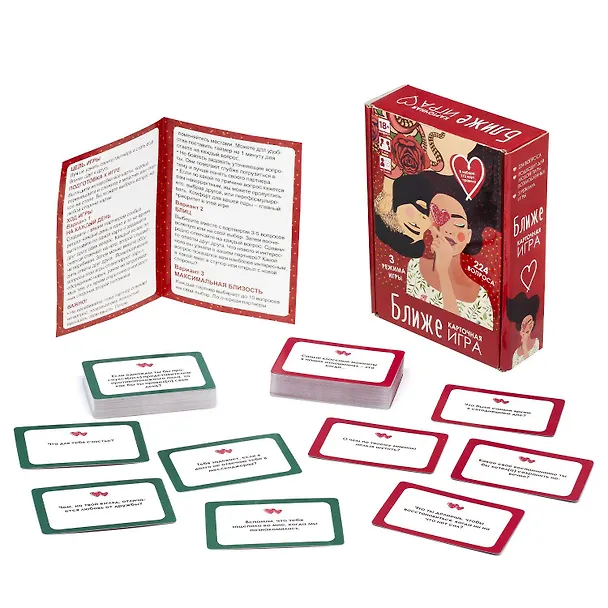 Карточная игра для пар. Ближе. 3045003 — 2