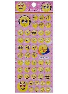 Наклейки-смайлы Музыка, SYO99-038