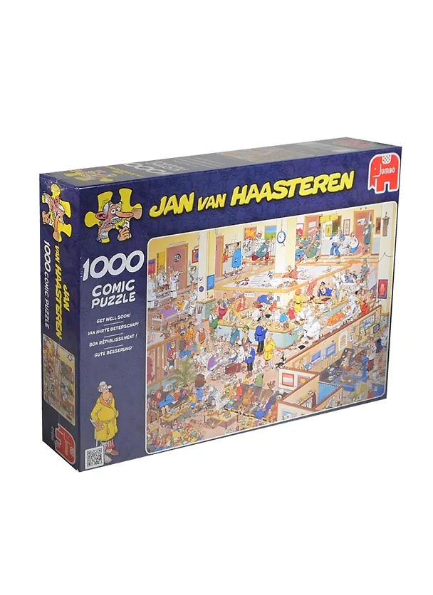 Пазл 1000 (01650) Выздоравливайте Больница (Jan van Haasteren) (коробка) 2427754 — 1