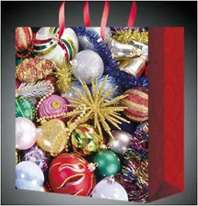 Пакет Новогодний 18*23см бумажный, ламинированный