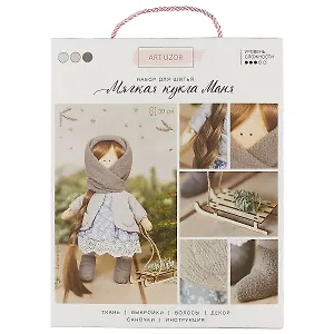 Набор для шитья интерьерная кукла Маня, Арт Узор