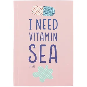 Ежедневник недатированный «Vitamin sea» А6+, 128 листов, Listoff