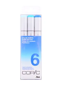 Набор маркеров Copic Sketch Color Fusion 6 3цв