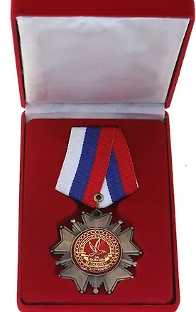 Орден металлический в бархатной коробке За любовь и заботу (553504) (10х5) 2345658