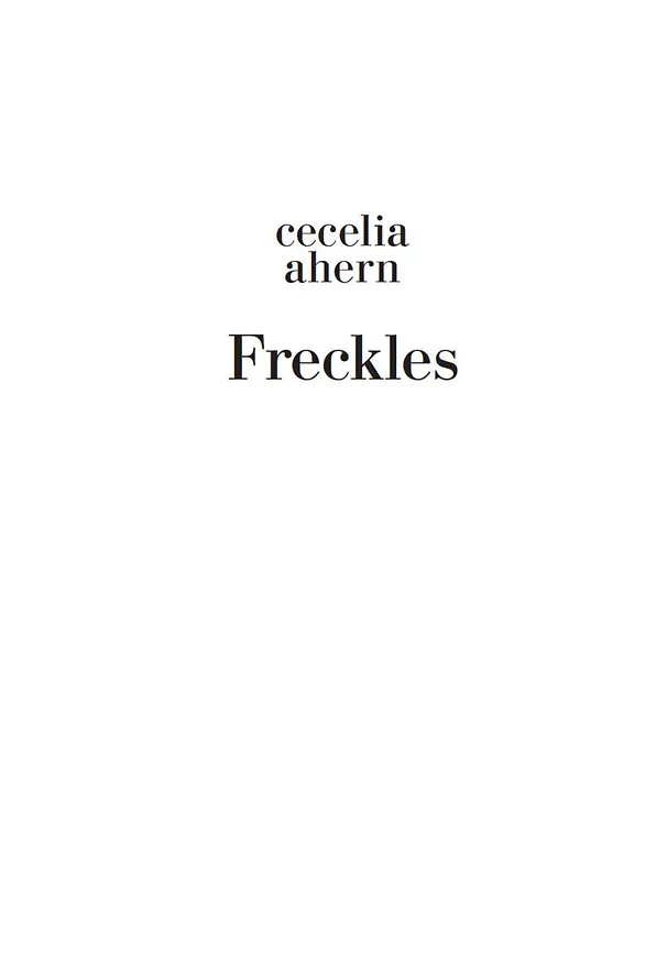 Книга Веснушка (Сесилия Ахерн) — 4
