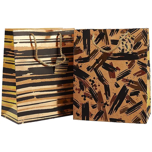 Подарочный пакет «Gold and black», А4 251724 — 4