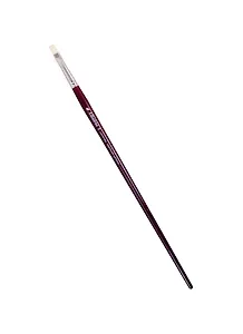 Кисть плоская, синтетика, имитация щетины №8