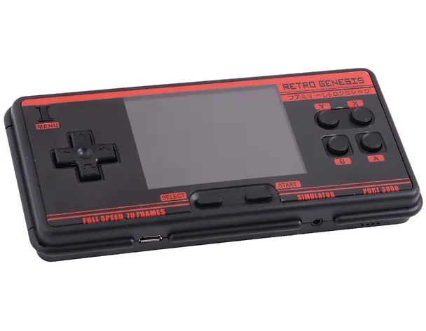 Портативная игровая приставка Retro Genesis Port 3000 (черно-красная, 10 эмуляторов, 4000+игр, 3.0 экран IPS, SD-карта, сохранения) 2978317 — 2