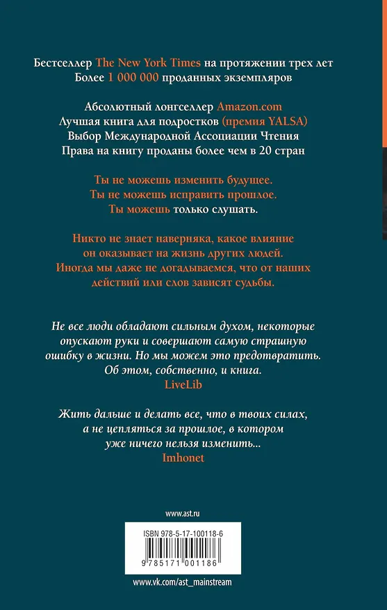 Книга 13 причин почему (Джей Эшер) — 2