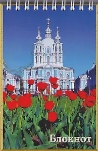Блокнот, "Санкт- Петербург, Смольный собор", А6, 120 листов