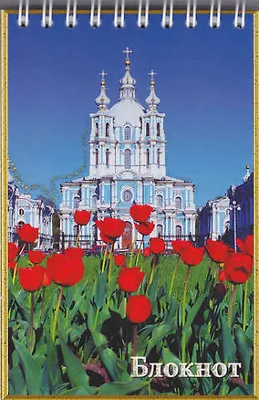 Блокнот, "Санкт- Петербург, Смольный собор", А6, 120 листов 307290