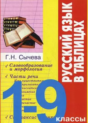 Русский язык в таблицах 1-9 кл (м) — 2070732 — 1