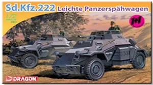 ЗВ Бронетранспортер Sd.Kfz.222 Leichte Panzerspahwagen (7393) (1:72) (коробка)