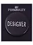 Значок круглый Designer (черный) (металл) (38см) (ЗН2021-001) — 2877491 — 1