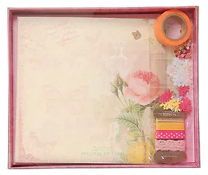 Набор для творчества, Чудо-Творчество, Скрапбукинг-альбом Цветы