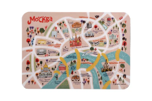 Магнит Карта Москвы (Москва) (МVS-01456) 3139960 — 1
