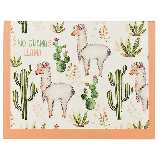Блок для записей «No drama llama», 80х105 мм, 190 листов 2639746 — 2