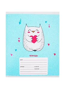 Тетрадь в линейку Unnika, "Нежность", 18 листов, в ассортименте