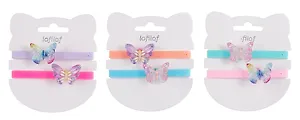 Набор парных браслетов Бабочки (силикон) (12-04407-B78) (Lafilaf)