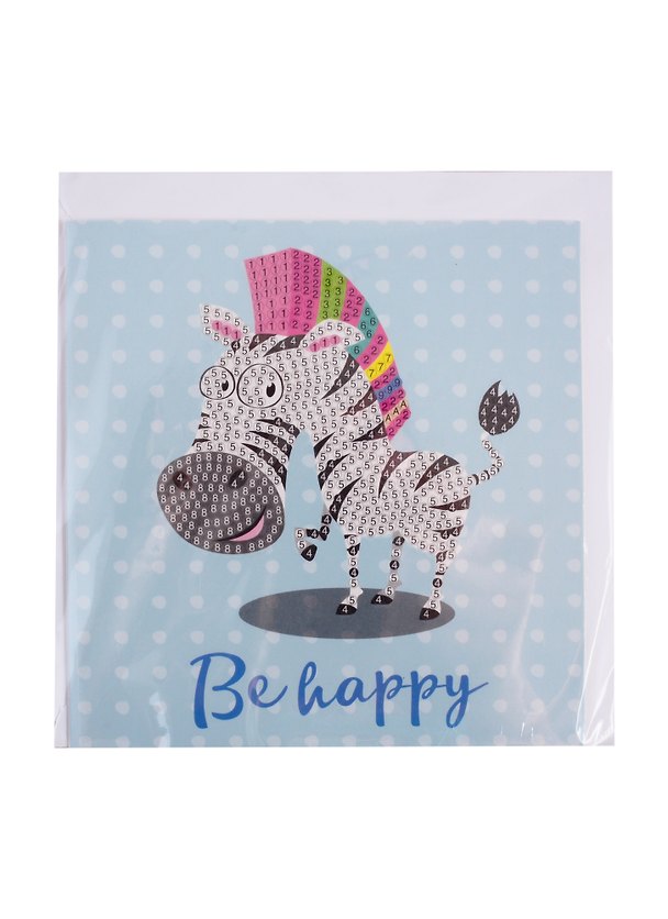 Набор для творчества Mazari Creative. Алмазная мозаика «BE HAPPY №2», 15 х 15 см 2800936 — 1