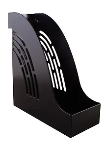 Лоток вертикальный черный 95мм