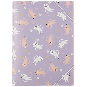 Папка на резинке А5 "Котики"