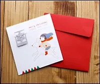 Закладка для книг и открытка (KBS-195) (Мир Бижу)