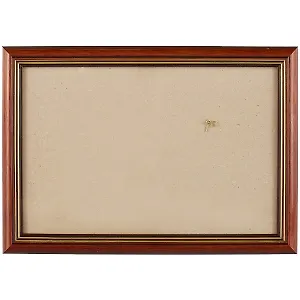 Рама со стеклом, пластик, коричневая, 20 х 30 см