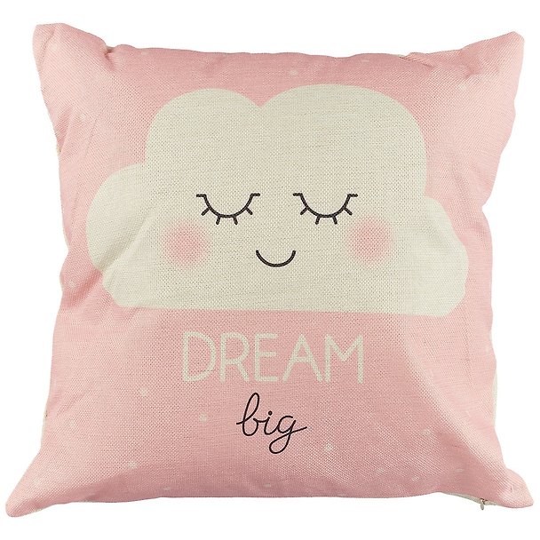 Подушка Облачко Dream big (43х43) (текстиль) 2677043 — 1