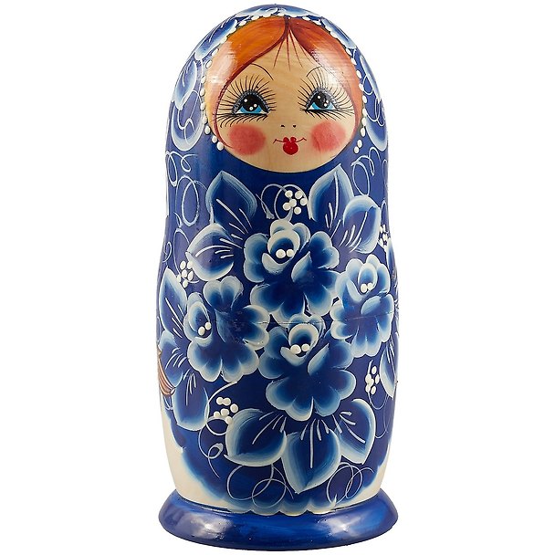Матрешка 7 в 1 (Гжель, Эскиз 01) (М07220401) 2733111 — 1